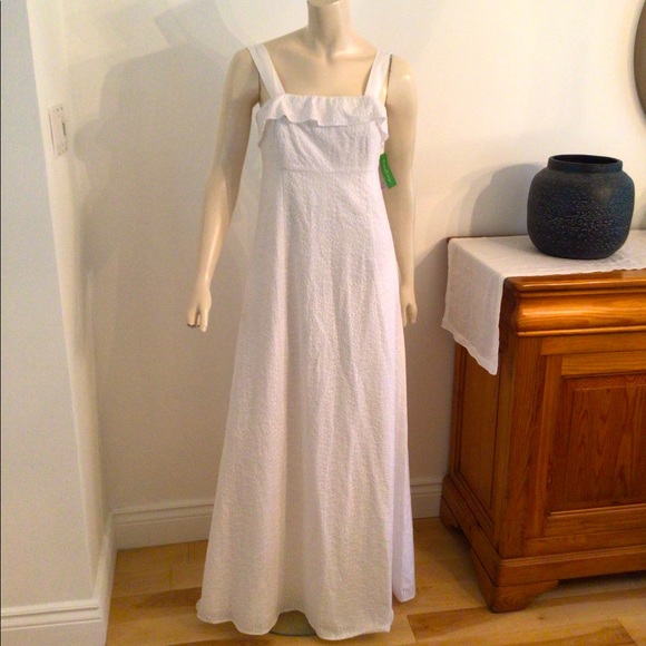 Lily Pulitzer White Eyelet Maxi Dress NWT - Picture 3 of 16